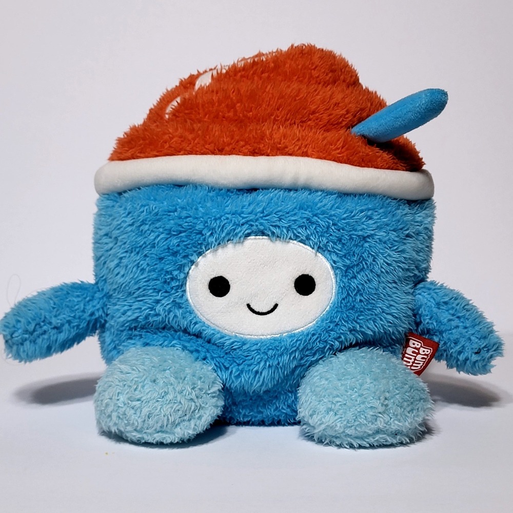 BumBumz by Russ Seth Shaved Ice Plush TakeoutBumz Blue Orange 7.5 inch Toy